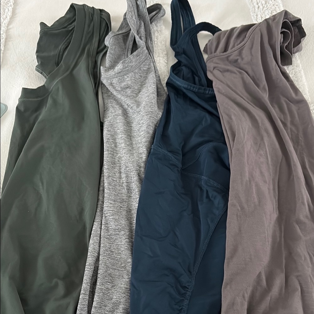 ATHLETA! Set of Four Small Sleeveless tanks